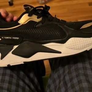 puma rs-x black gold